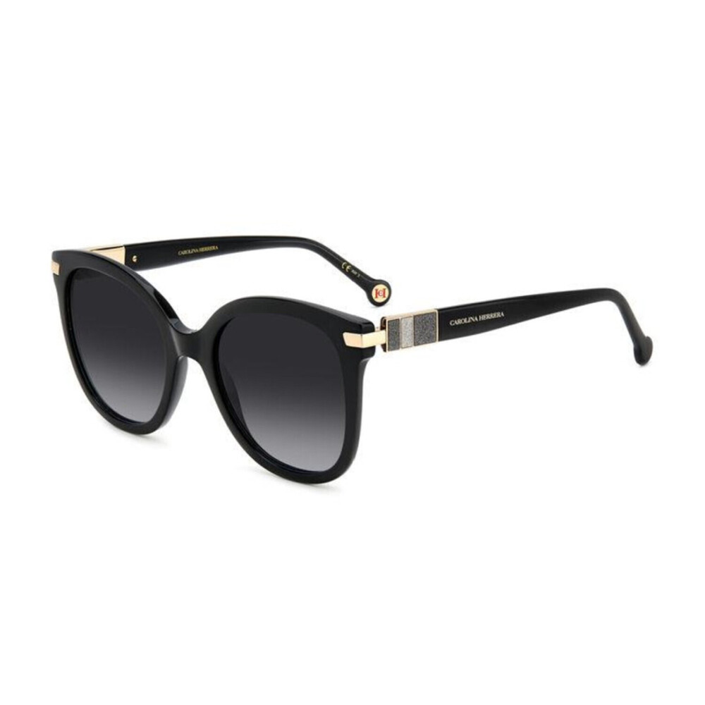 NEW Carolina Herrera HER 0134/S 08079O Black Sunglasses authentic